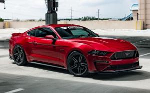 Ford Mustang GT by Vortech Superchargers on Vossen Wheels (HF-1) 2019 года